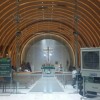 Glass door entrance to the Chapel of San Pedro Calungsod